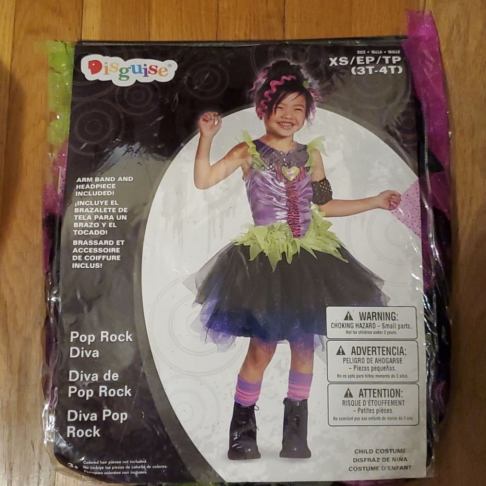 Toddler Girls "Pop Rock Diva" Costume
